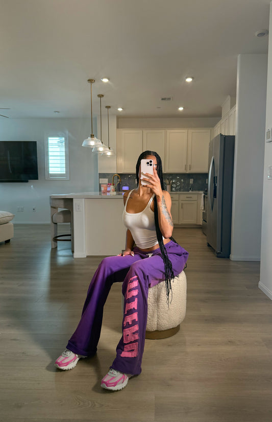 PURPLE REIGN MIERU BAGGY SWEATS