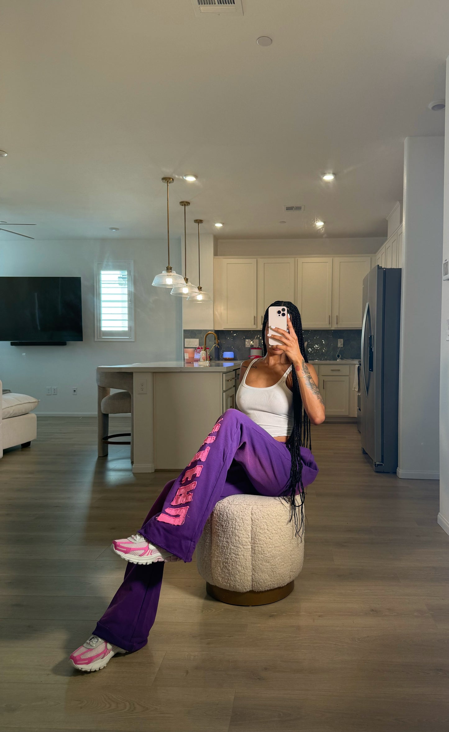 PURPLE REIGN MIERU BAGGY SWEATS