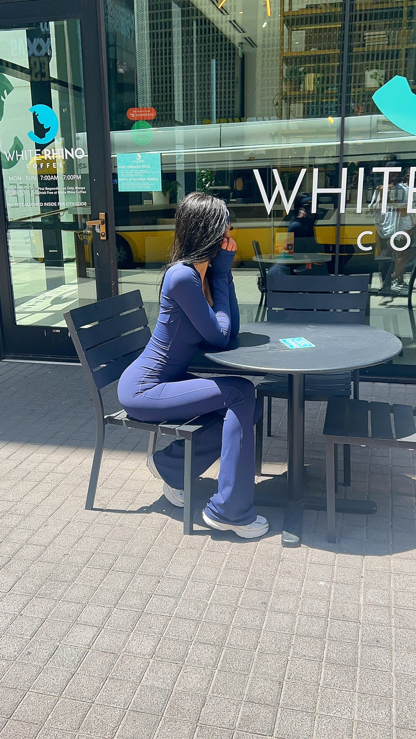 NAVY ESSENTIAL SNATCHED BODYSUIT