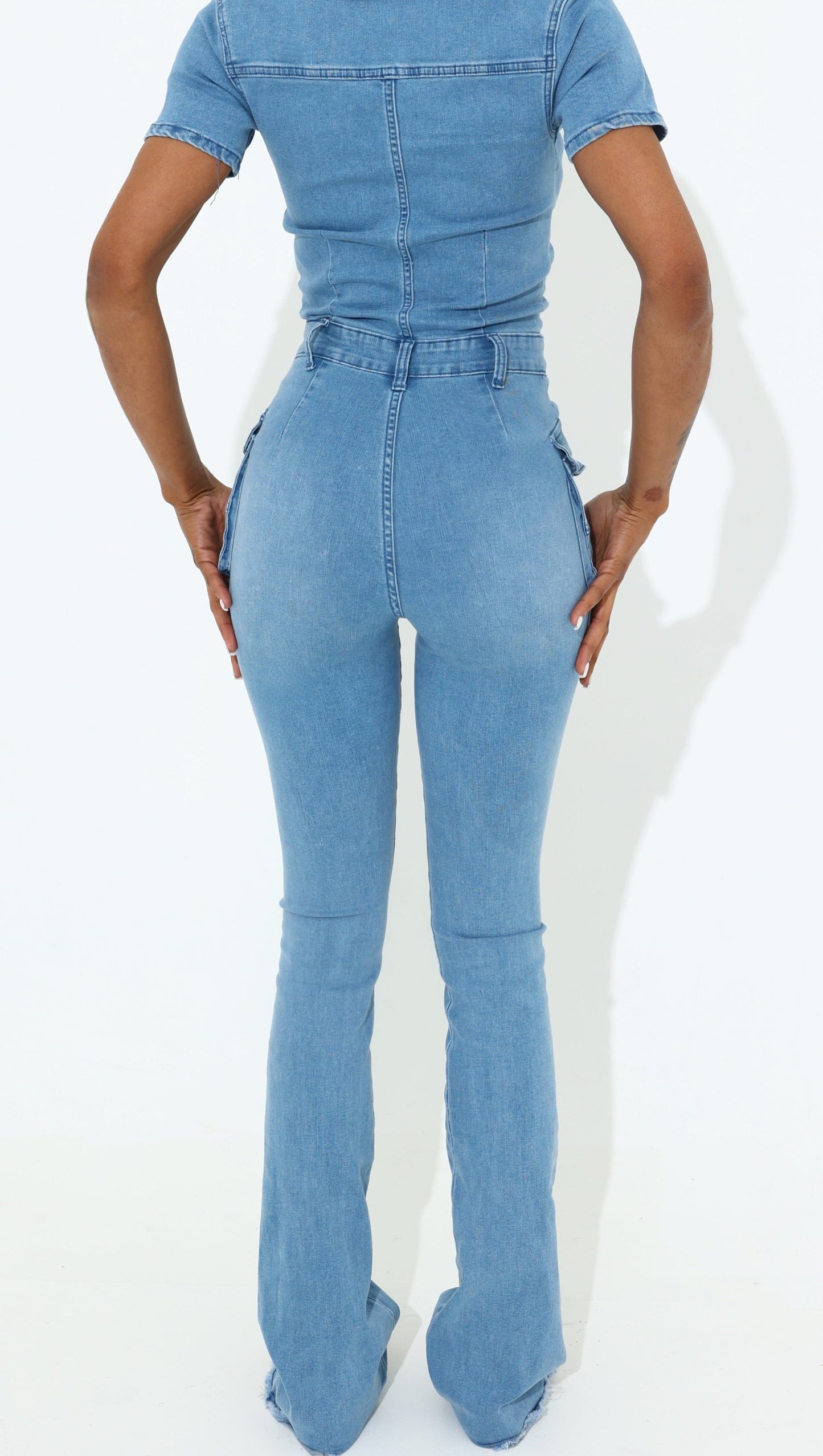 DENIM BLUE JUMPSUIT