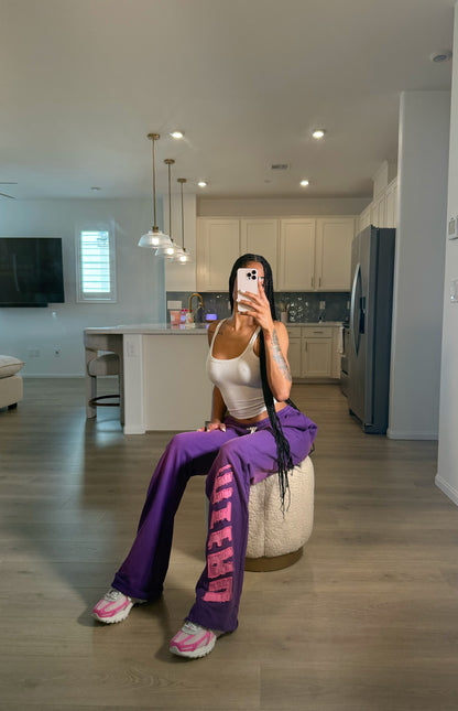 PURPLE REIGN MIERU BAGGY SWEATS