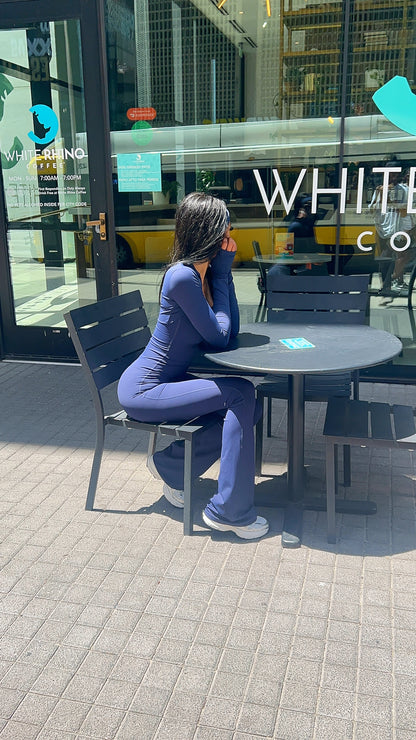 NAVY ESSENTIAL SNATCHED BODYSUIT