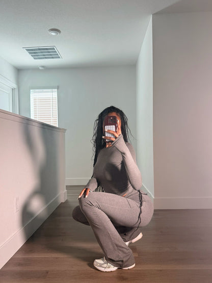 SMOKEY GREY LOUNGE SET