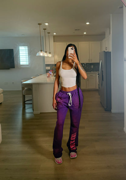 PURPLE REIGN MIERU BAGGY SWEATS