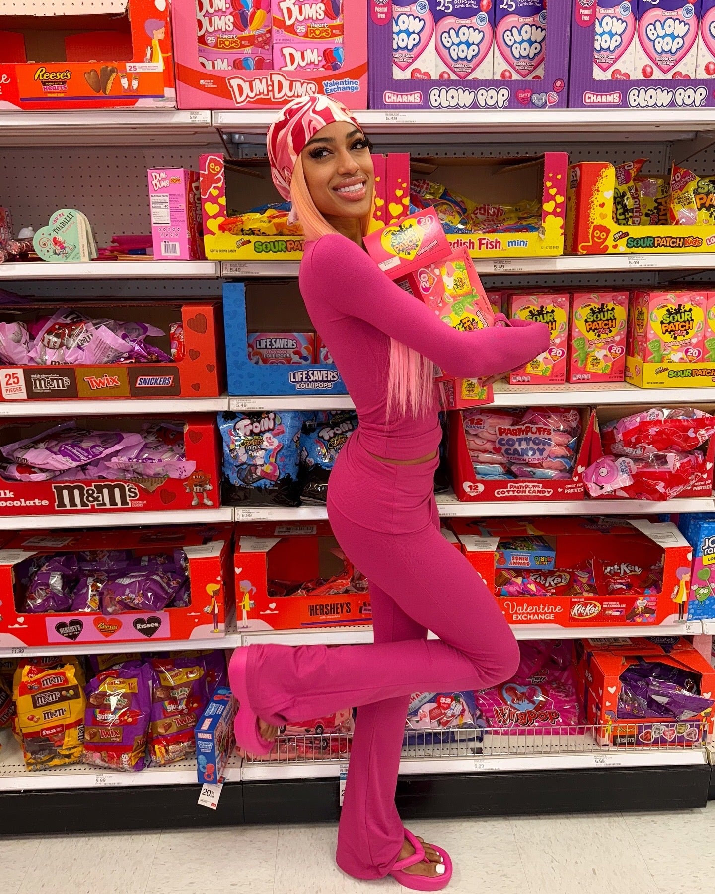 VDAY MAGENTA LOUNGE SET LIMITED EDITION🩷