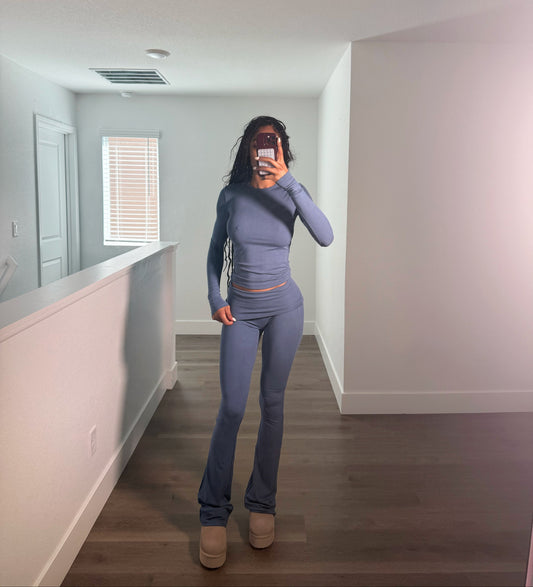 NOT DENIM BLUE LOUNGE SET