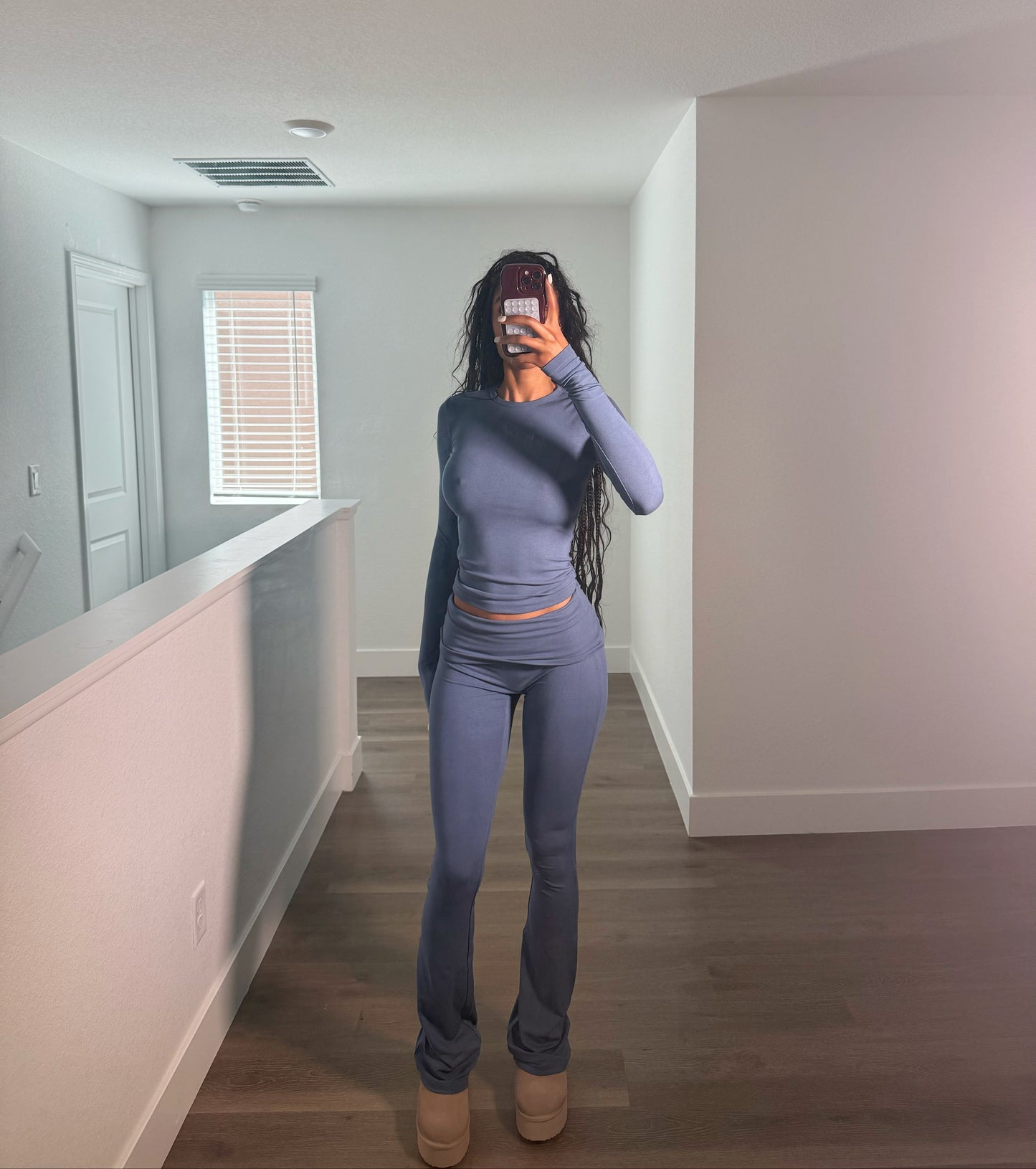 NOT DENIM BLUE LOUNGE SET