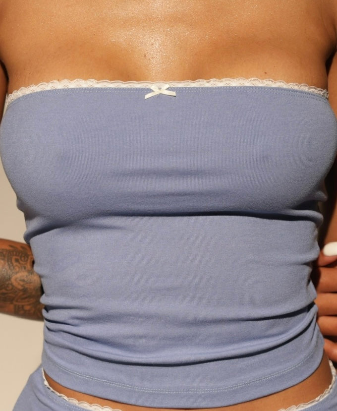 Periwinkle Lace Top