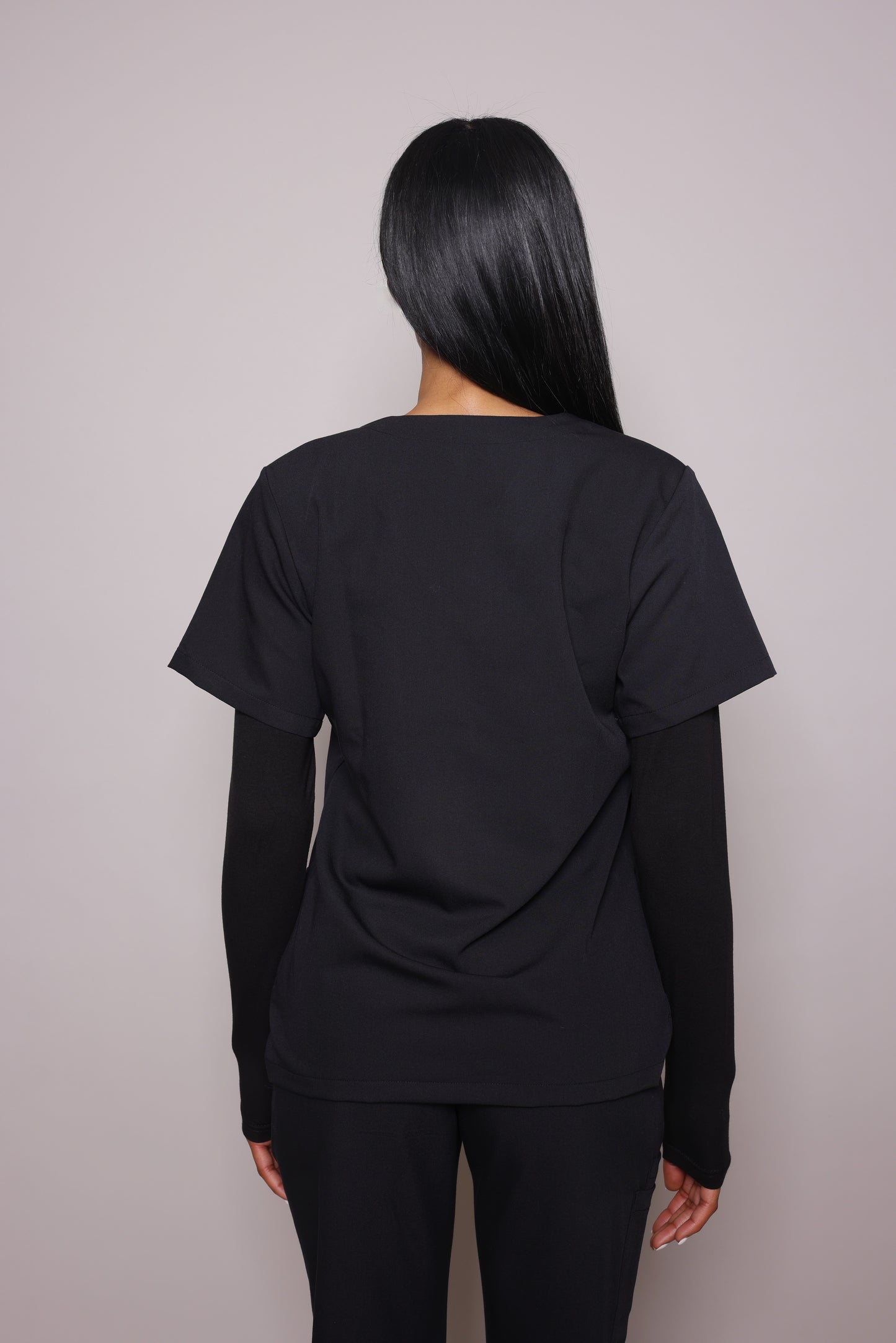 MIDNIGHT SCRUB TOP