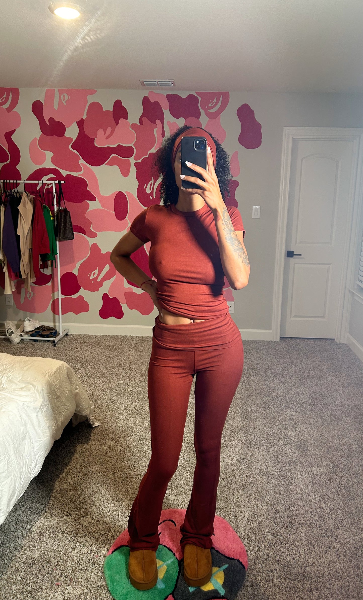 Short Sleeve Lounge Set