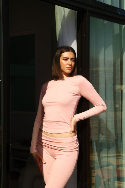 BABY PINK LOUNGE SET